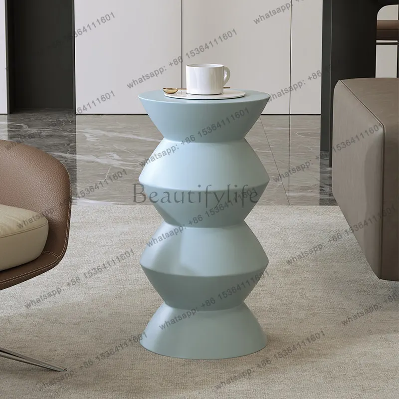 

Round office Small side Magnesium oxide Creative courtyard Balcony Living room Sofa Outdoor side