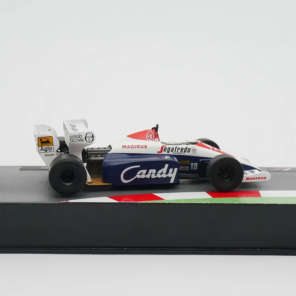 Ixo 1:43 Toleman TG184 1984 Ayrton Senna Diecast Car Model Metal Toy Vehicle