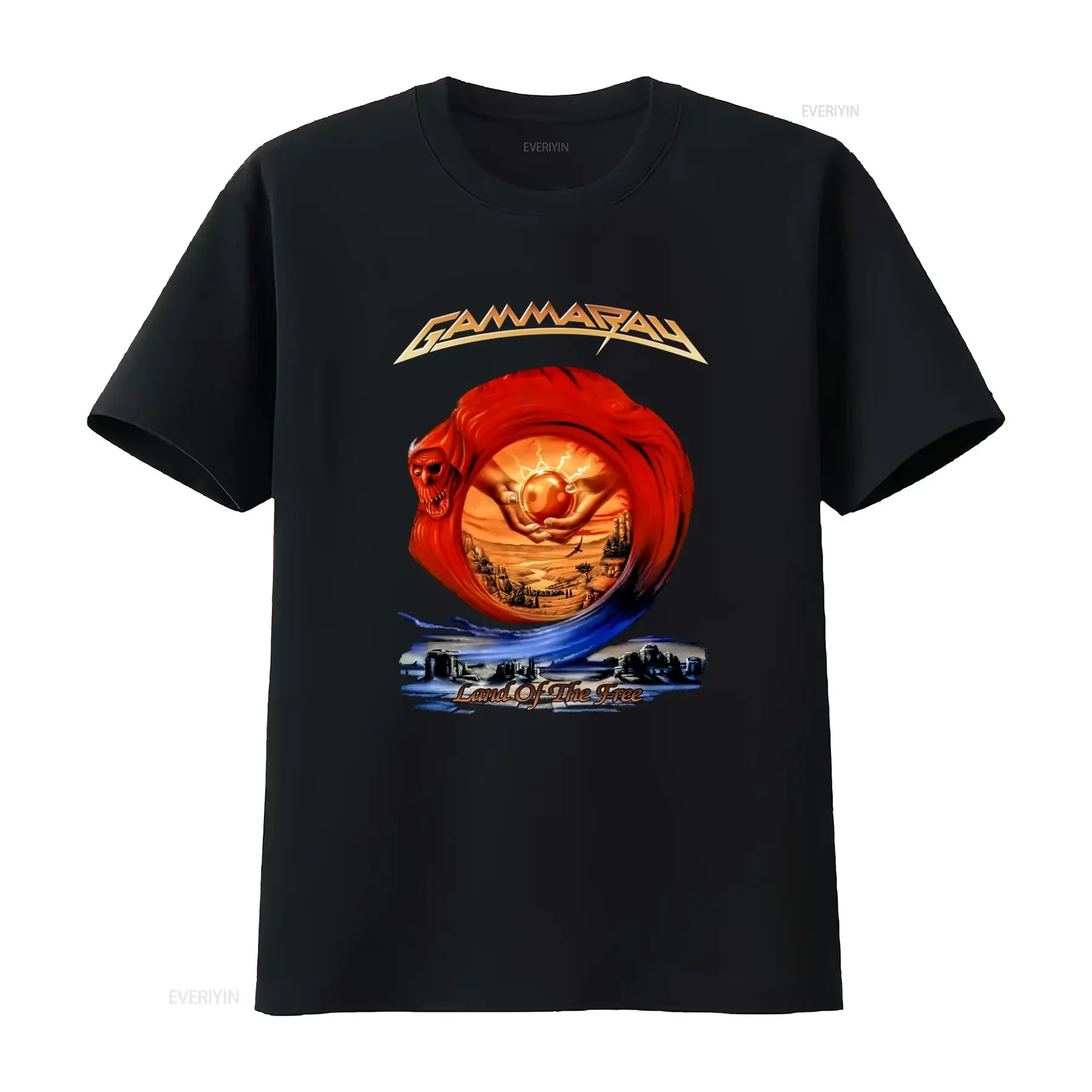 New Limited Gamma Ray Land Of The Free Classic T Shirt for Men and Women Available in Sizes S to 5XL vintage Washed streetwear