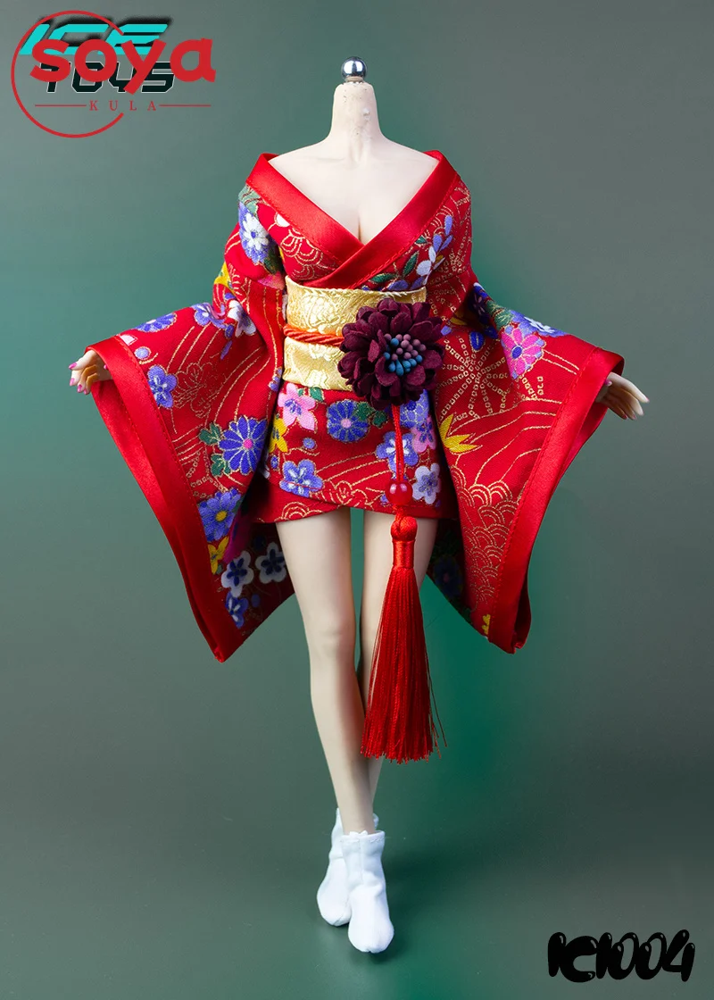 ICE TOYS IC1004 1/6 Skala Damski Kimono Szlafrok Strój Żołnierza Model Pasujący do Figurki Akcji 12 Calowa