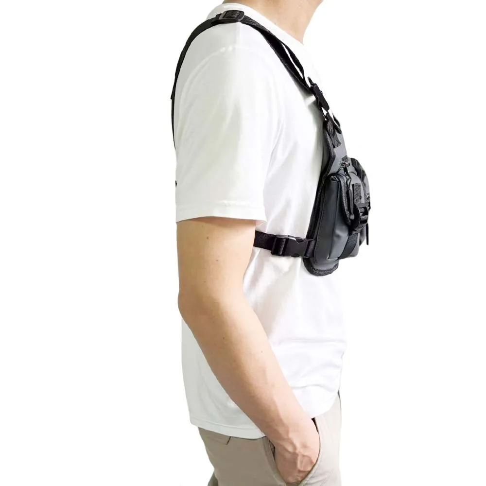 Bolso de pecho personalizado con chaleco reflectante MOLLE para trabajo - imagen 4