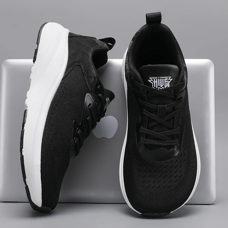

2025 Spring Large Size 45-46 Men's Wide Width Running Shoes | Breathable Mesh Lightweight Cushioning Odor Resistant Soft Sole