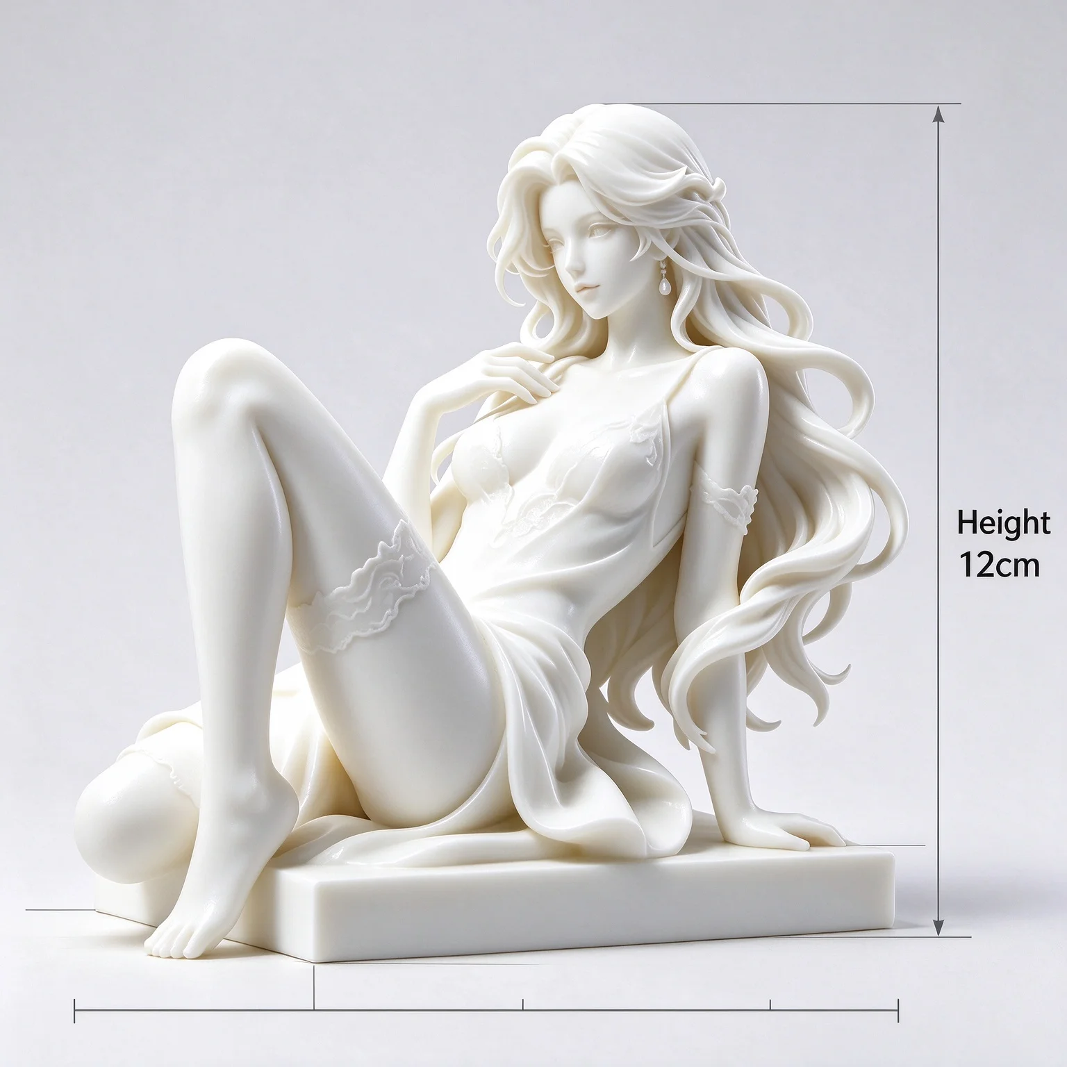 New Fresh Desire Girl Ornament  Creative New Product Surrounding Statues Modern Minimalist Style