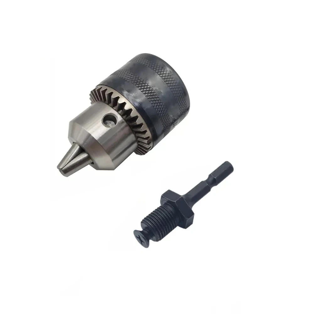 1pc 6.35mm Hex Shank Electric Drill Chuck Three-jaw Clips Adapter For 100-angle Grinder Electric Hammer Power Tools Spare Parts