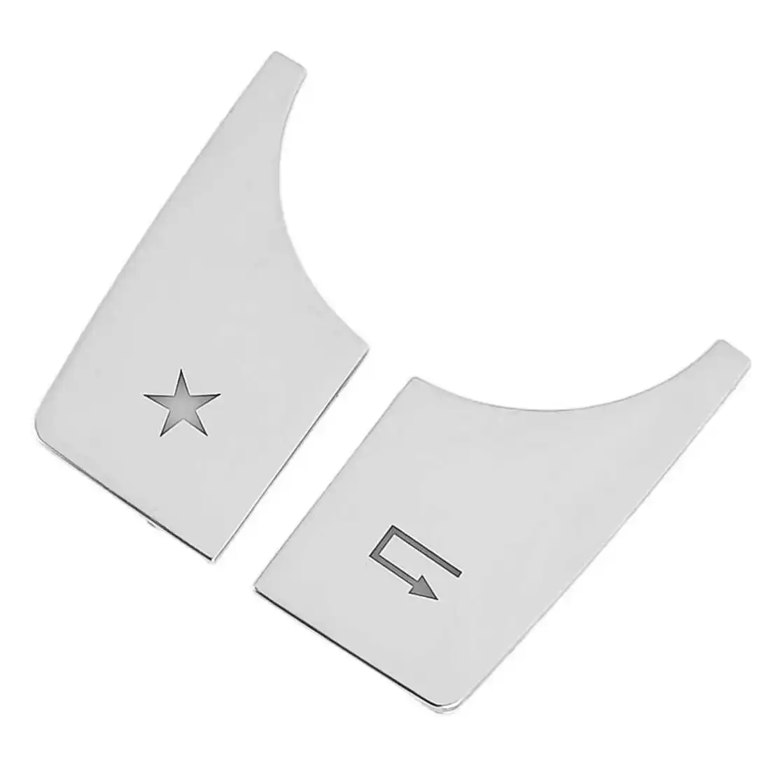 Car Interior Center Console Multimedia Button Cover Switch Trim Sticker Silver ABS fit for Benz A B CLA GLA Class 2015 2016-2018