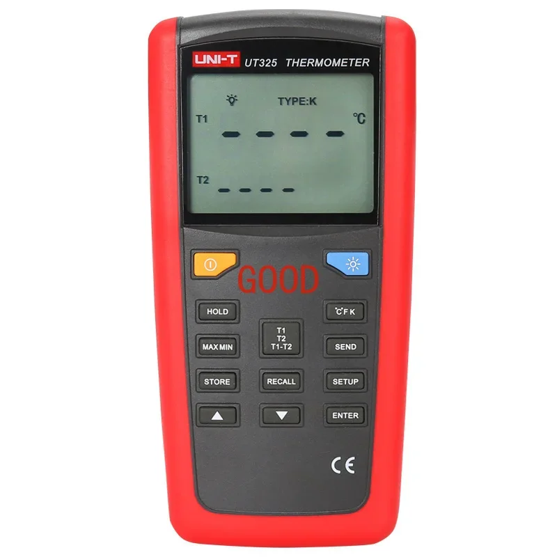 Ut325 Contacted Thermometer Thermocouple Thermometer K-Type Digital Thermometer