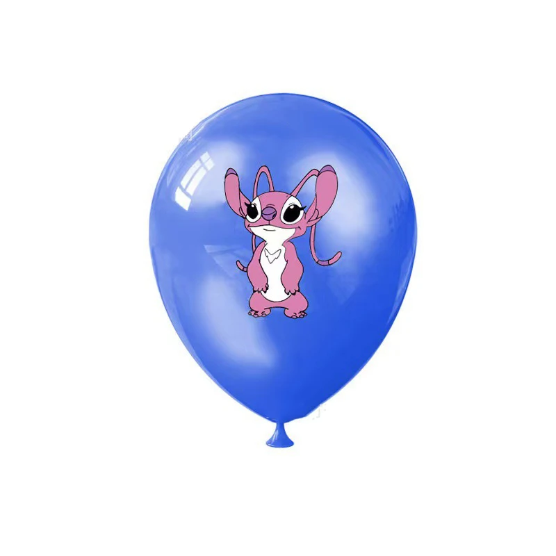 Ballon en Latex Thème Dessin Animé Disney Stitch, Décoration de ixd'Anniversaire pour Enfants, Fournitures de Réception-Cadeau pour Bébé, Cadeaux Mignons