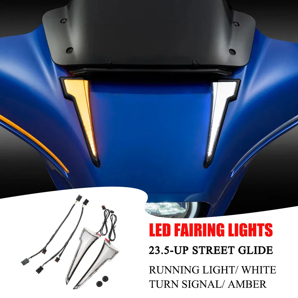 

Motorcycle Dual-function LEDs lights and built-in amber turn signals For Harley Touring CVO Electra Street Glide Ultra 2023-2025