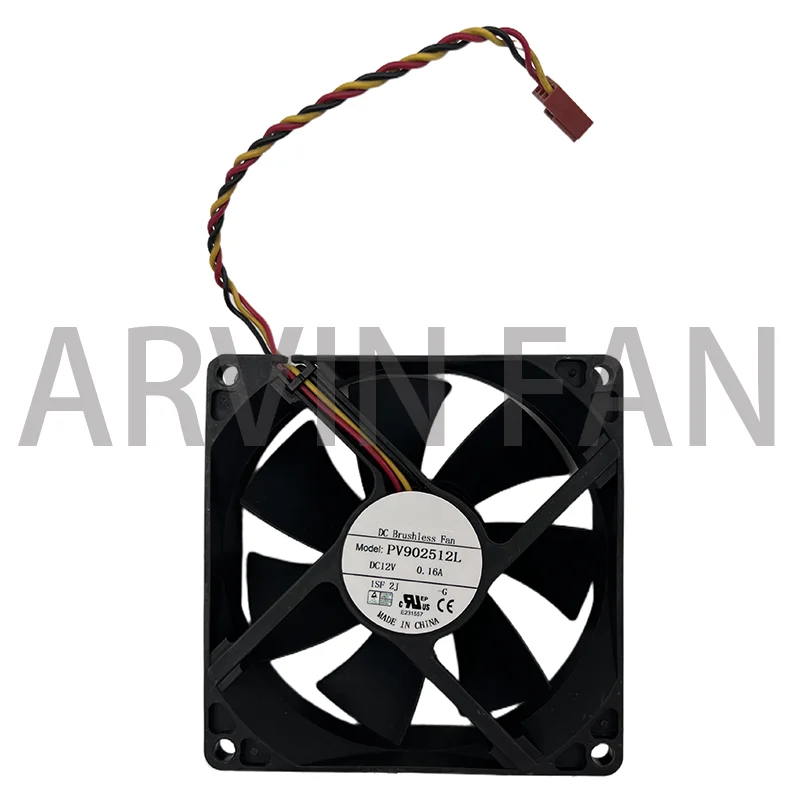 

PV902512L DC 12V 0.16A 3-wire 92x92x25mm Server Cooling Fan 9cm