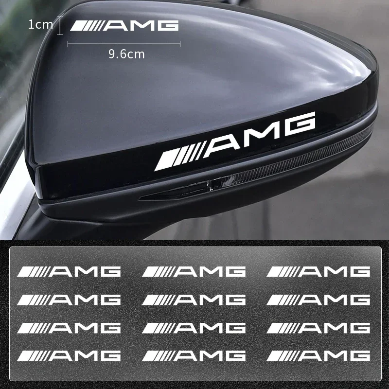 1/2/5/10pcs Car Interior Random Stickers Car Goods Car steering wheel Decal For For Mercedes Benz AMG A B C E CLA GLS CLS Class