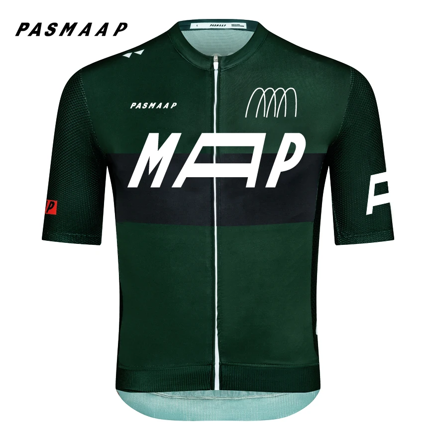 PASMAAP Midsummer Cycling Jersey MTB Road Bicycle Shirt High Quality Pro Team Short Sleeve Bike Clothes Maillot Ciclismo Hombre