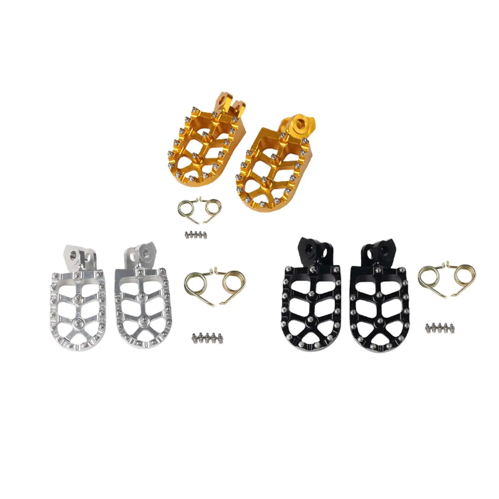 

Foot Pegs Set Lightweight Replaces with Screws Accessories Foot Pedals Rests for 660 Xtz660 XT660Z 1991-2016