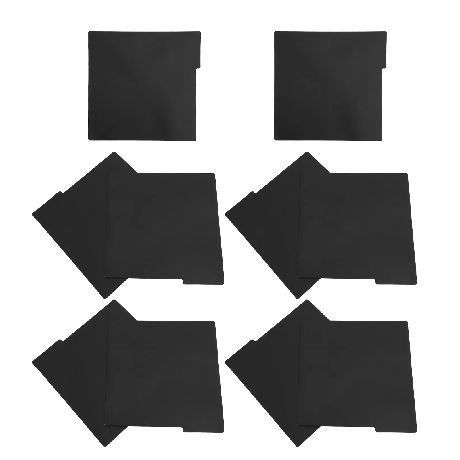 

10Pcs Vinyl Record Dividers Cards Black 12.9x12.5 Inch Heavy Duty Plastic Record Shelf Dividers for Vinyl Collection