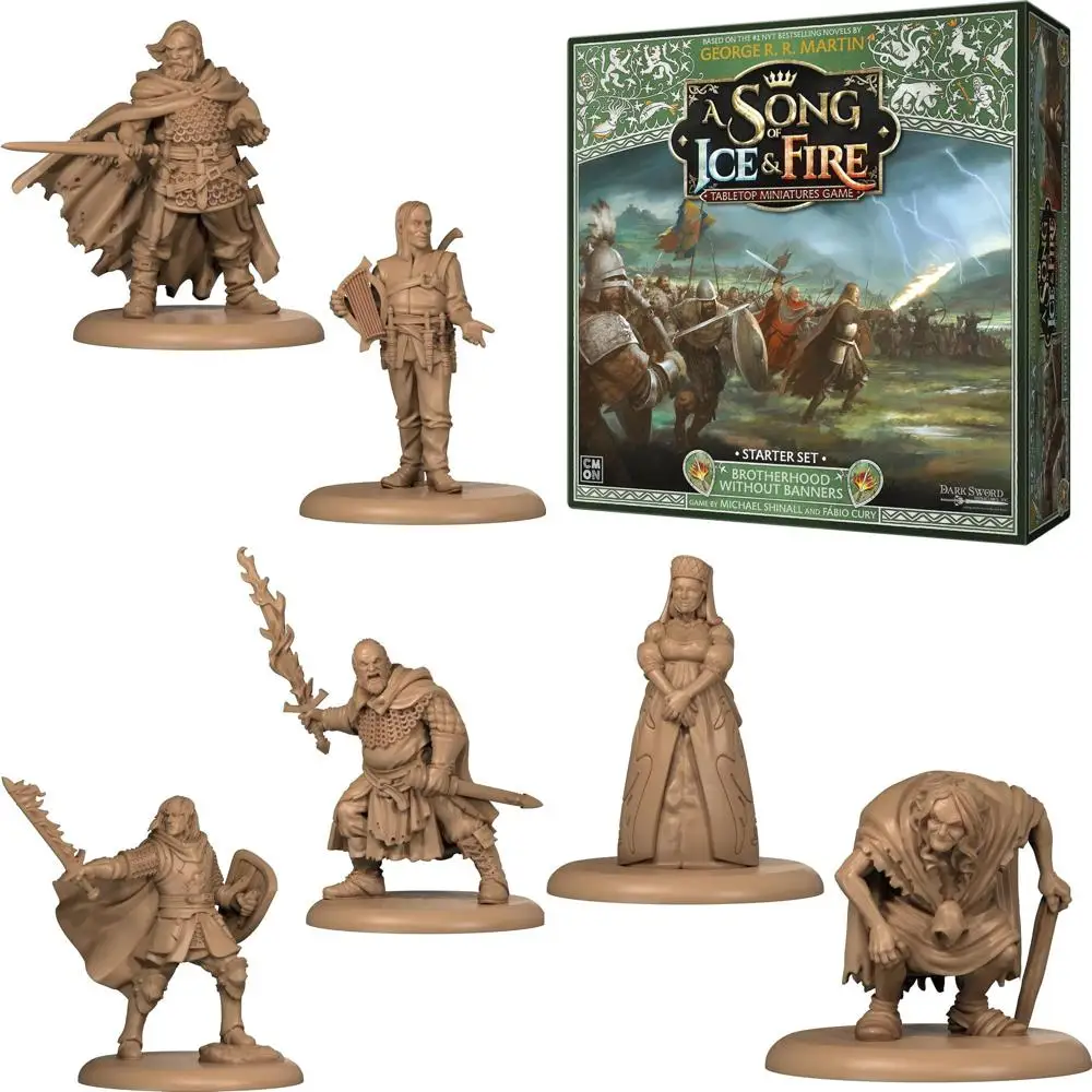 لعبة الإخوان بدون لافتات: لعبة استراتيجية أغنية الجليد والنار للأعمار من 14 عامًا فما فوق، وقت لعب 45-60 دقيقة من CMON