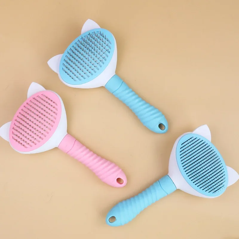 Pet Comb Cat Cleaning Supplies High Quality Self cleaning Brush Professional Grooming brush for Dogs, Cats pets Glove dog Bath