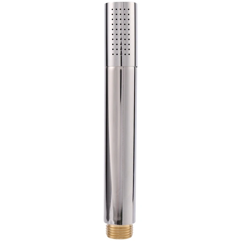 

B62B-Modern Style Bathroom Stainless Steel + Copper Hand Held Shower Heads Chrome Top Spray Rain Shower Heads