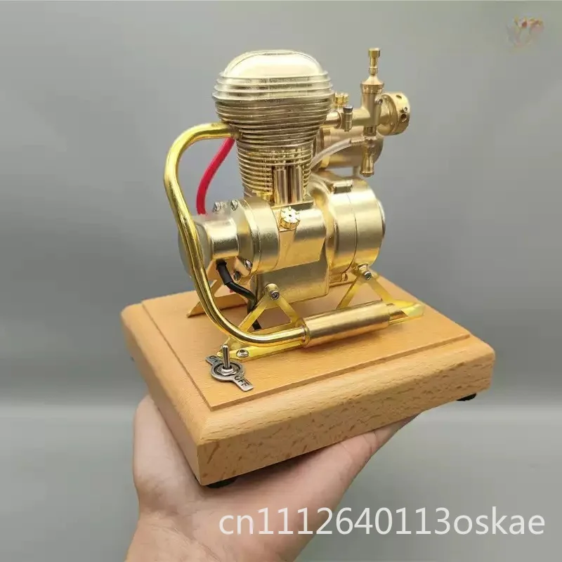 Single cylinder locomotive motorcycle engine model mini engine R27 1.6cc
