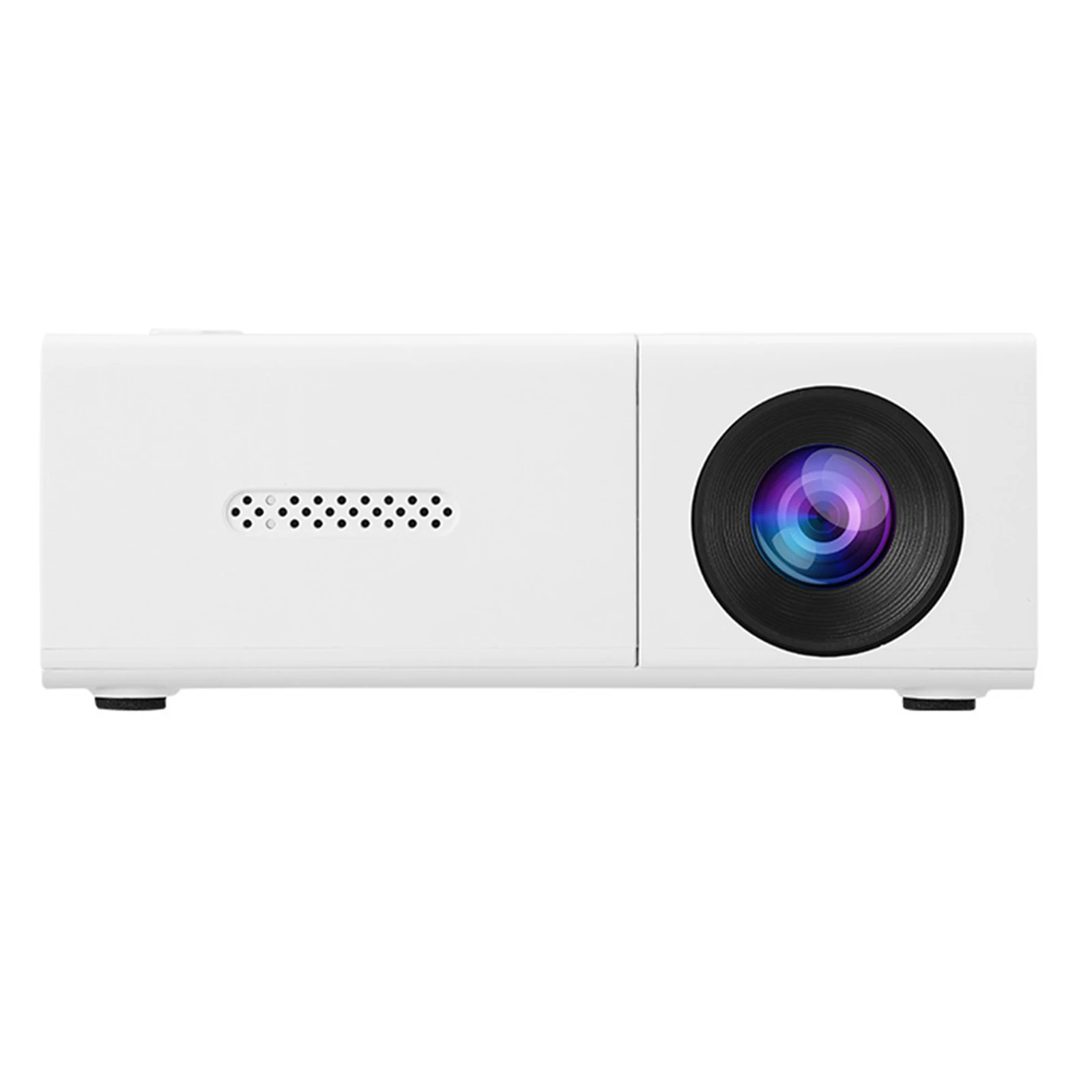 1080P LED Pocket Pico Video Projector with Remote Control Portable Projector 4K HD Video Projector for Outdoor Camping Movies