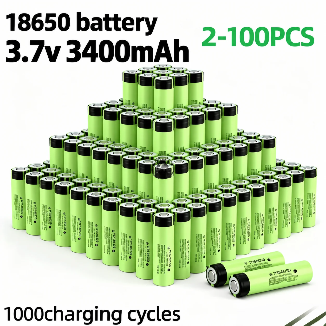 Vape Battery 18650 - Original NCR18650B 3.7V 3400mAh 34B Rechargeable
