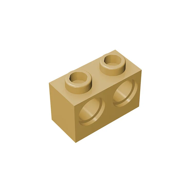 50 Stück 32000 Bausteine 1 x 2 mit Loch, Baustein-Sammlungen, modulare GBC-Spielzeuge für technische MOC-Sets, Bausteine – Detail 6