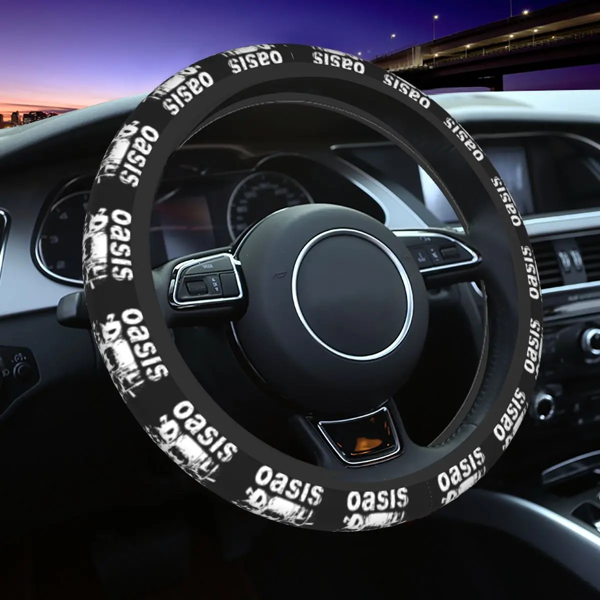 

37-38 Steering Wheel Covers O-Oasis Band Soft Auto Decoration Suitable Car Accessories