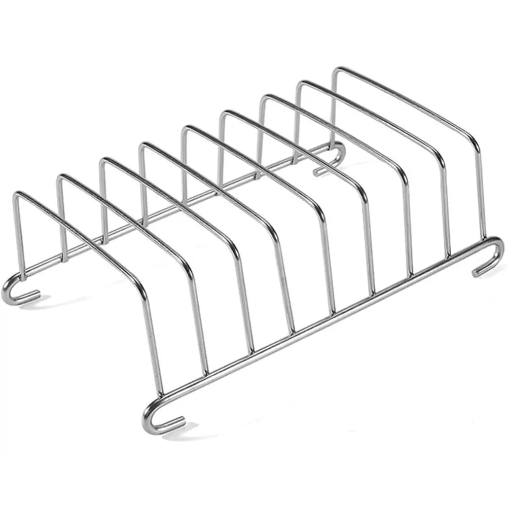 1Pcs Stainless Steel Toast Bread Rack Cooling Grid Rectangular Safe Healthy Food Display Rack Air Fryer Accessories Kitchen Tool