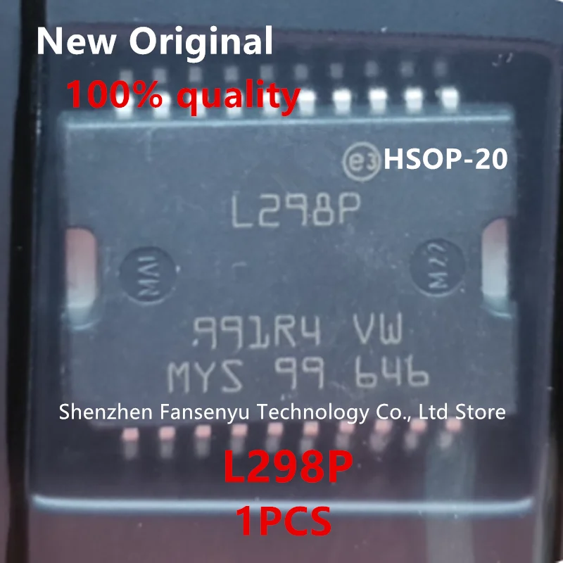 (1PCS)100% New L298P L298 HSOP-20 DUAL FULL-BRIDGE DRIVER In Stock  Chipset