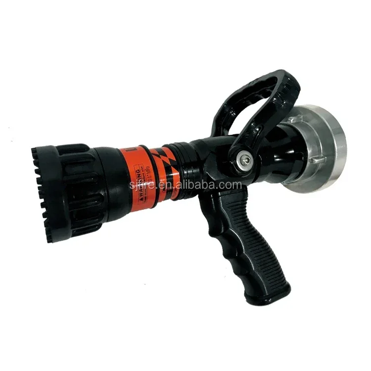 Hand-held Fire Nozzle With Adjustable Spray Fire Fighting Nozzle