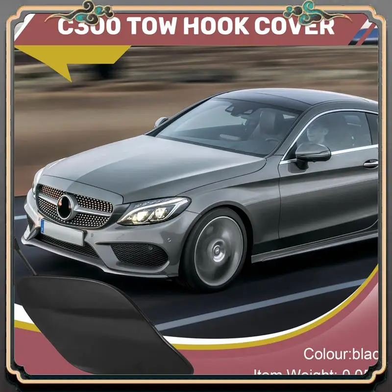 Front Bumper Tow Hook Cover Eye Cap For Mercedes-Benz W205 C300 C400 C63AMG 2015 2016 A2058850724