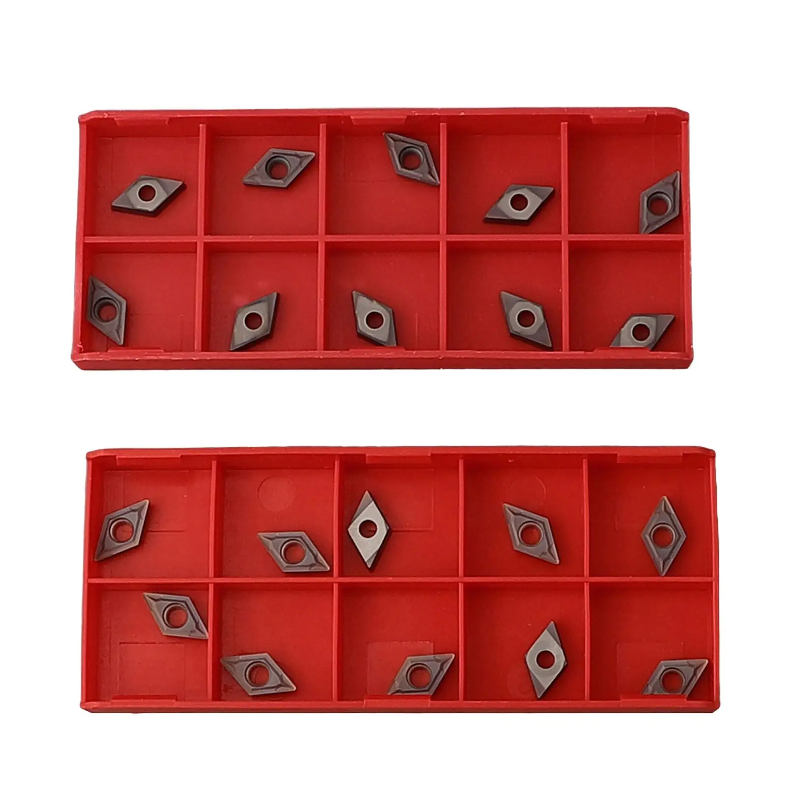 DCMT Carbide Inserts Carbide Inserts - DCMT070204 - DCMT21 51 - VP15TF For Stainless Steel Lathe Turning Tool Holder