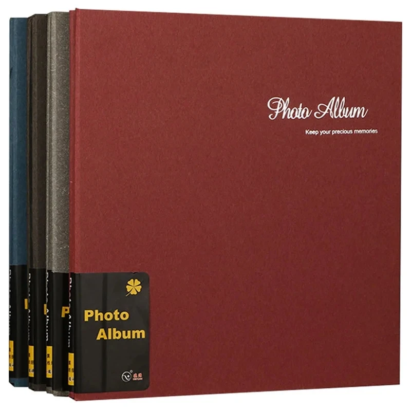 High-quality Solid Color Bronzing Photo Album Creative DIY Children Growth Souvenir Album Family Beautiful Memory Photo Album