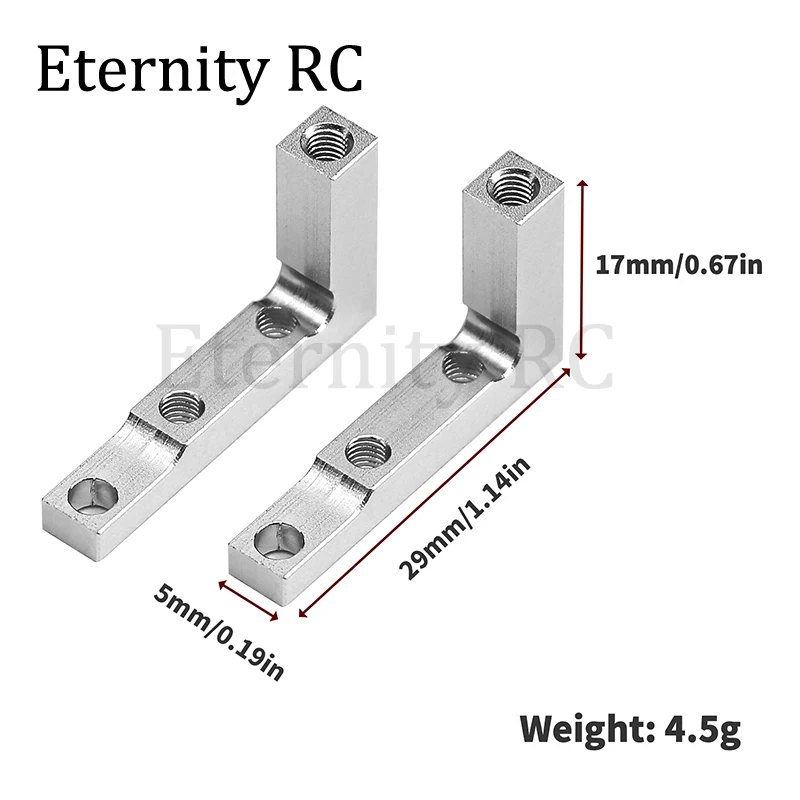 Metal Servo Mount Stays 22070 for Tamiya BBX BB-01 1/10 Scale RC Car Upgrade Part - Servo Mounting Bracket