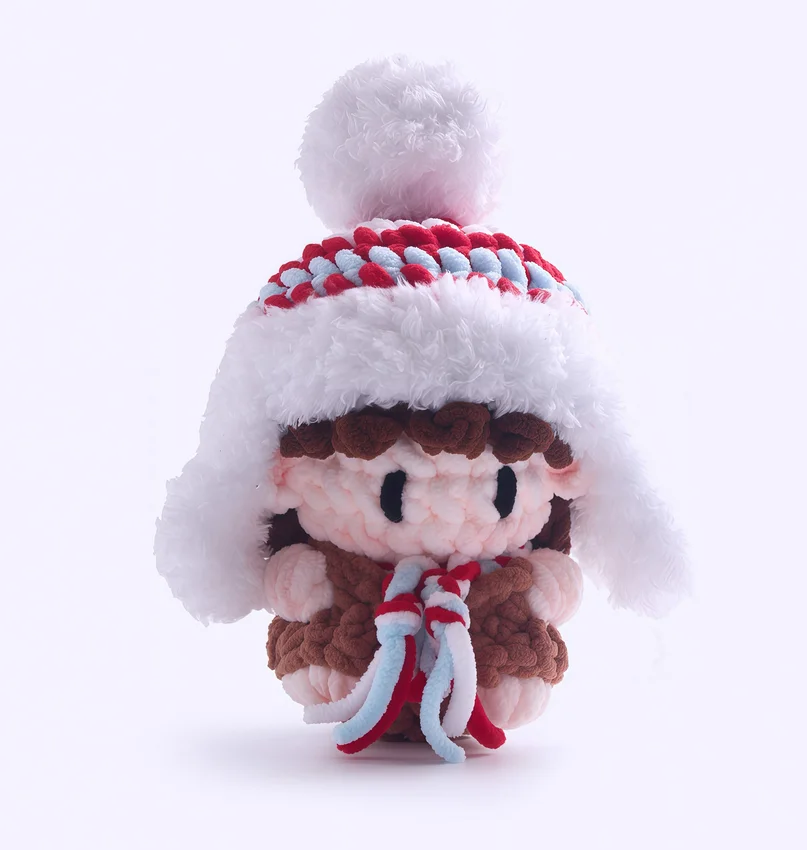 Gifts around the stars Hand-crocheted doll concert aid package pendant