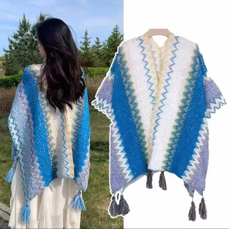 

Lightweight 2025 New Ethnic Style Shawl for Women, Lijiang, Dali, Northwest Tourism Dual-use, Korean Version Exterior Outfit