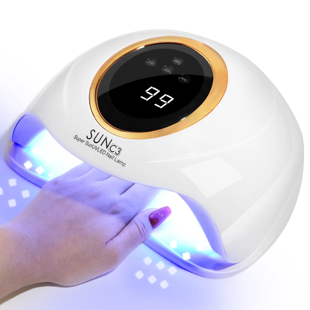 72LEDs UV LED Nail Lamp for Fast Curing Gel Polish Led Nail Dryer for  with Automatic Sensor 4 Timer Setting for Home & Salon