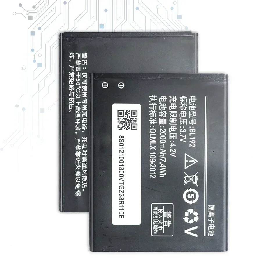 New 2000mAh BL192 For Lenovo A328 A328T A526 A750 A529 A560 A680 A590 A300 A388T A505E Battery