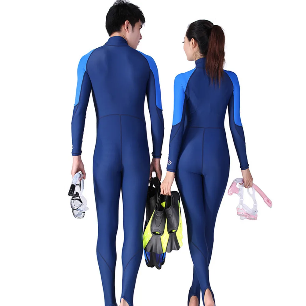 Women Full Body Diving Suit Sunscreen Long Sleeve Size Comfortable Snorkeling Swimming Wetsuit Diving Dress
