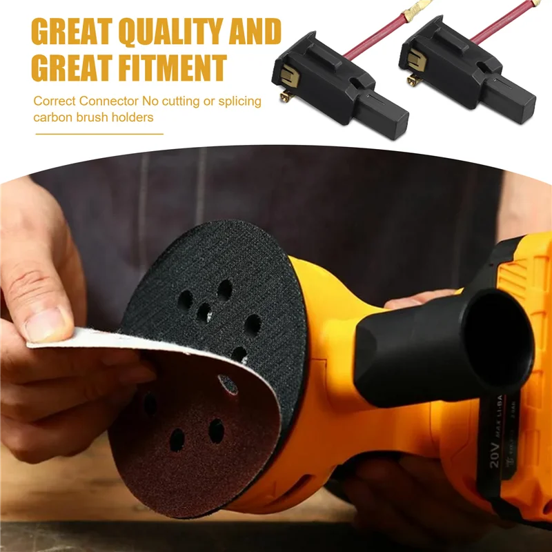 

A63K-Carbon Brush Holder For 5140197-61 DWE6423 DWE6411 Power Tool Accessories Electric Tools Part