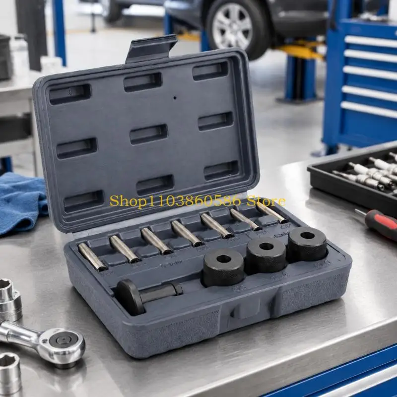 242A 11 pc Injection-System Seal Service Kit with Multiple Installation Forms and Dedicated Case Compartments for Automotive