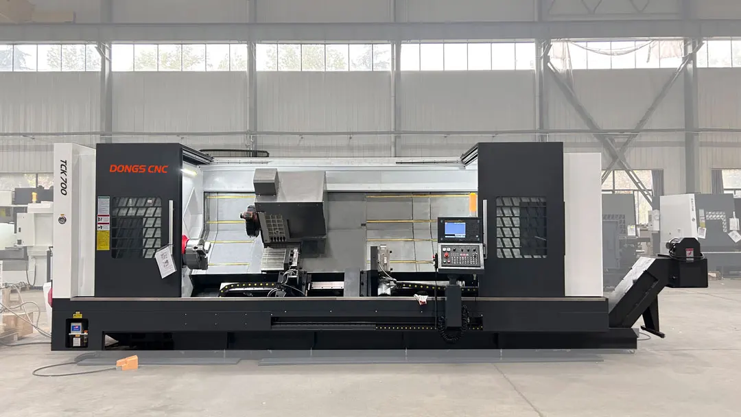 DONGS-TCK700DY High Precision CNC Slant Bed Lathe Machine for Metal Turning | Customizable & CE Certified Factory Direct Sale