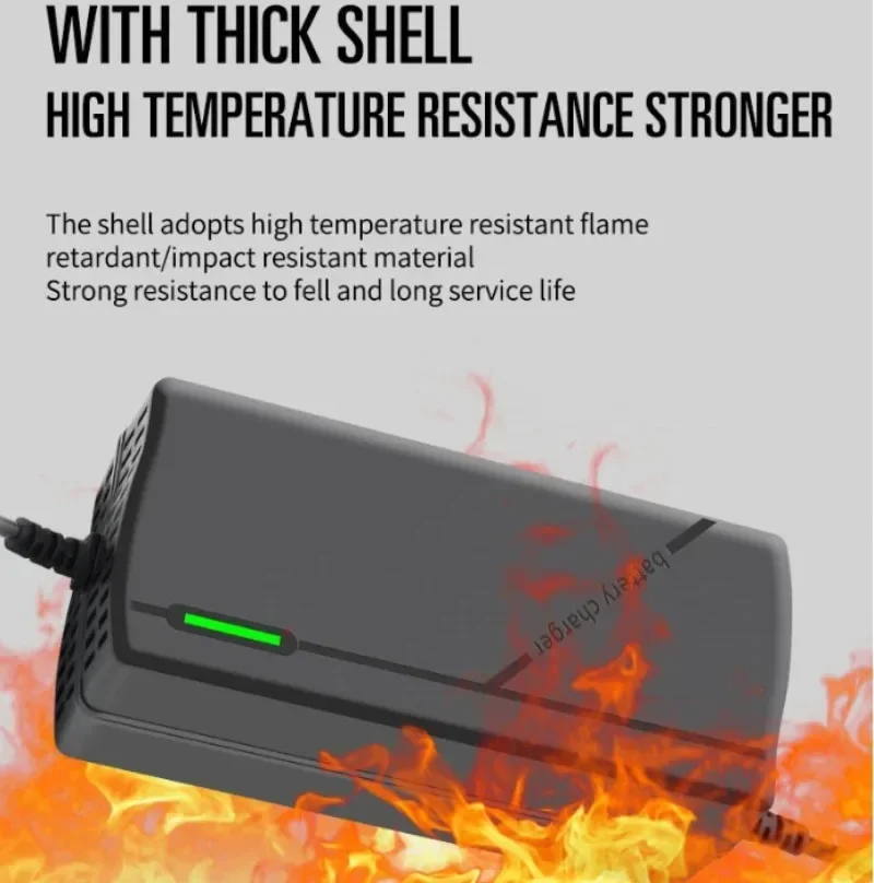 HD LED Smart 60V 50AH Blei-Säure AGM GEL SLA VRLA Batterieladegerät für Roller E-Bike Motorrad Auto & AC110V-220V AU AU UK US-Stecker