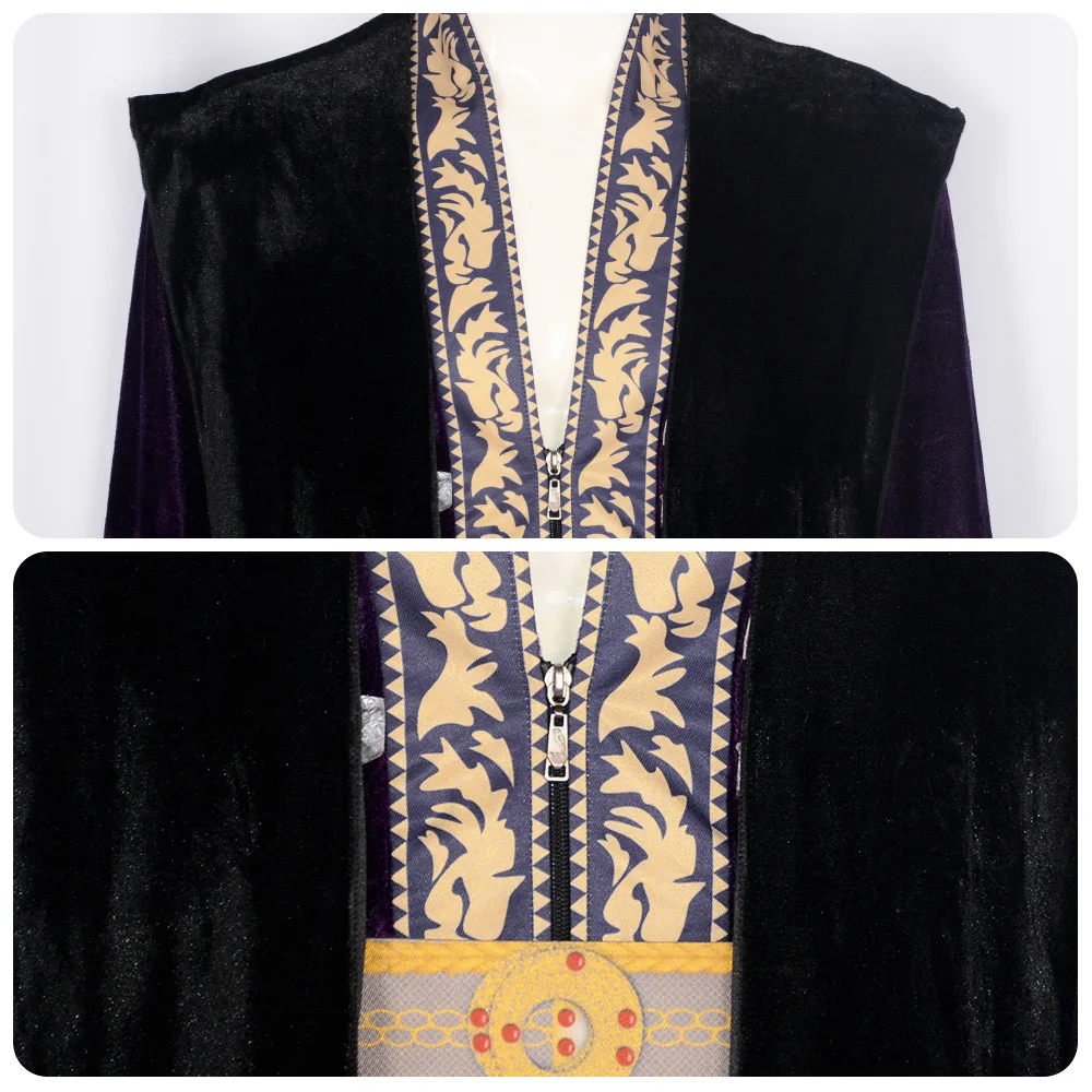 2025 يتوهم دمبلدور تأثيري فانتازيا زي تمويه للكبار الرجال رداء قبعة لعب الأدوار الزي هالوين كرنفال ملابس للحفلات