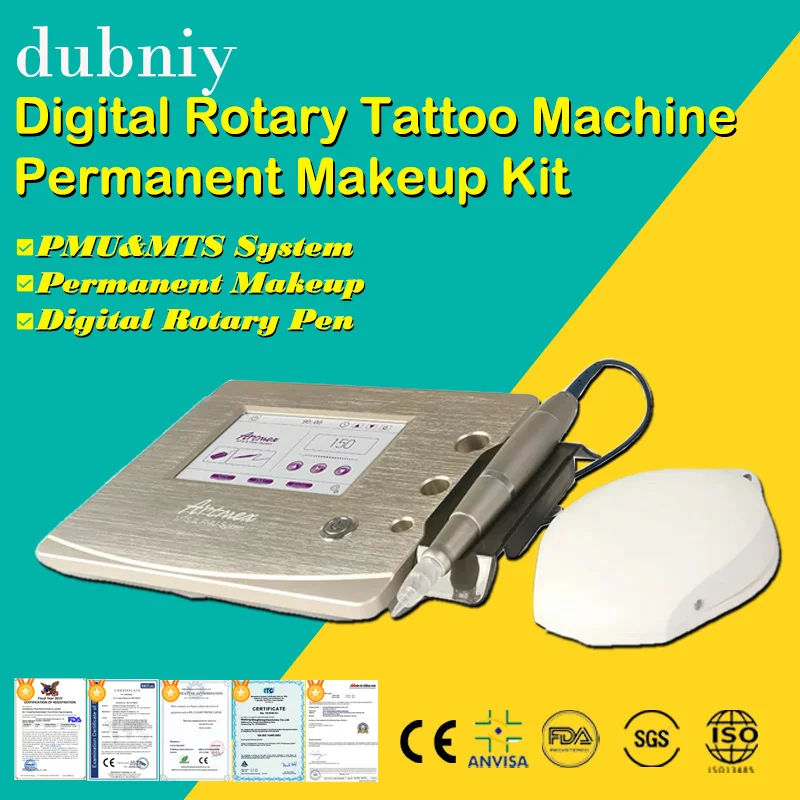 

Digital Rotary Tattoo Machine tattoo Eyebrow Lip Permanent Makeup Machine Digital Rotary Pen 12Head PMU&MTS System