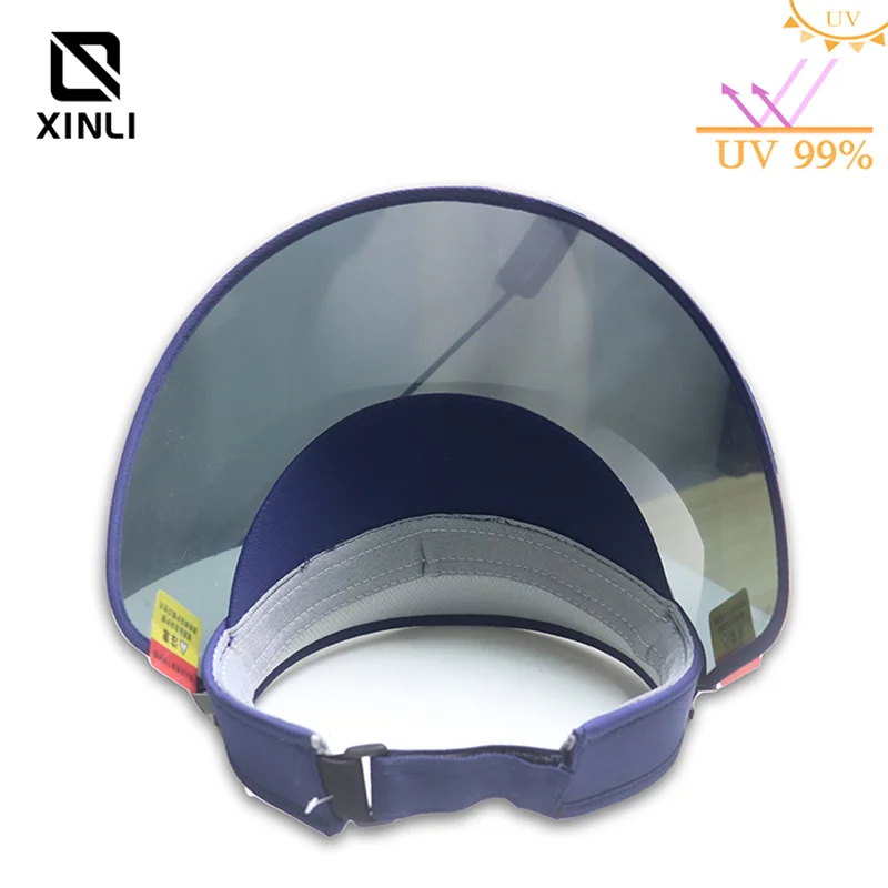 Fashion Outdoor Navy Headband Sun Visor Hats Beach Camping  Golf Caps UV Protection Empty Top Sun Hats for Women and Men