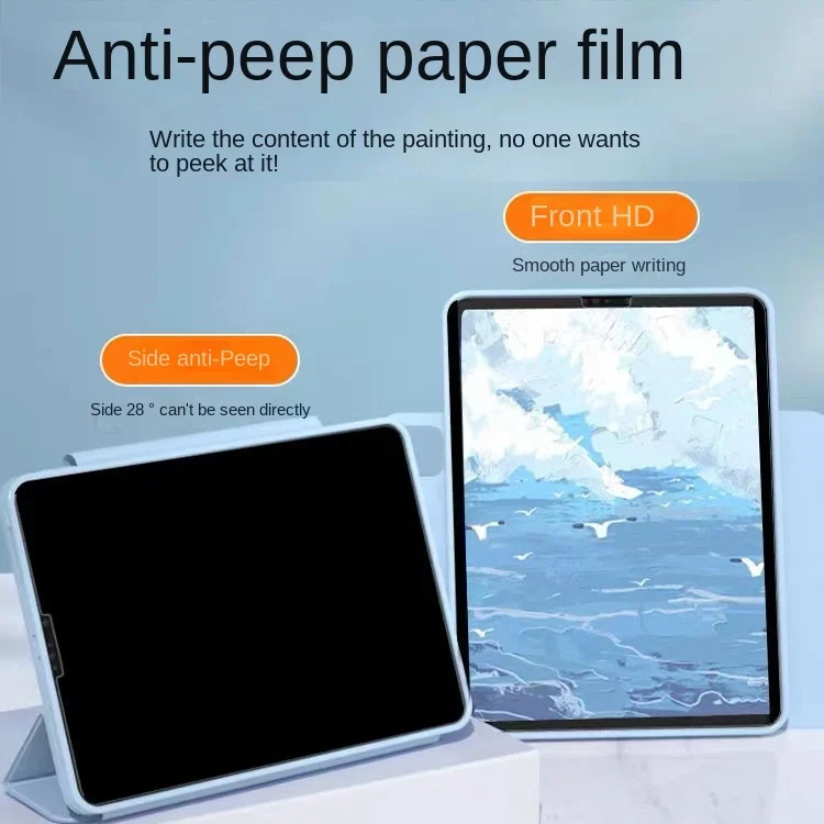 Anti Spy Privacy Like Paper Film für Samsung Galaxy Tab S9 FE 10.9 S9 Plus S8 Plus S7 FE S7 S8 A9 Plus magnetische Displayschutzfolie