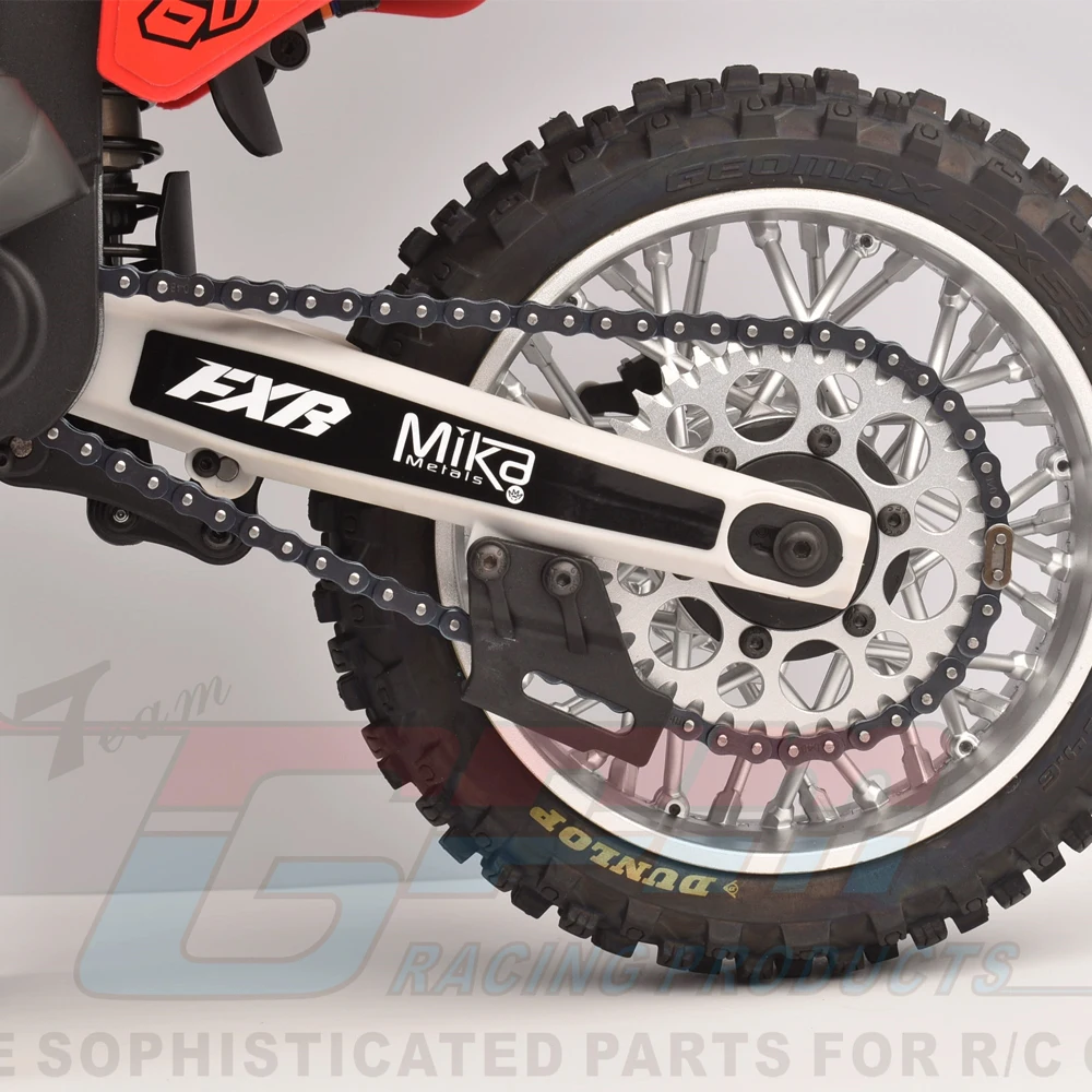 GPM für LOSI 1/4 PROMOTO-MX PROMOTO-SM FXR MOTORRAD LOS06000 LOS06002 LOS-2272 LOS-2310 RC Auto Metall Stahl Kette LOS262000