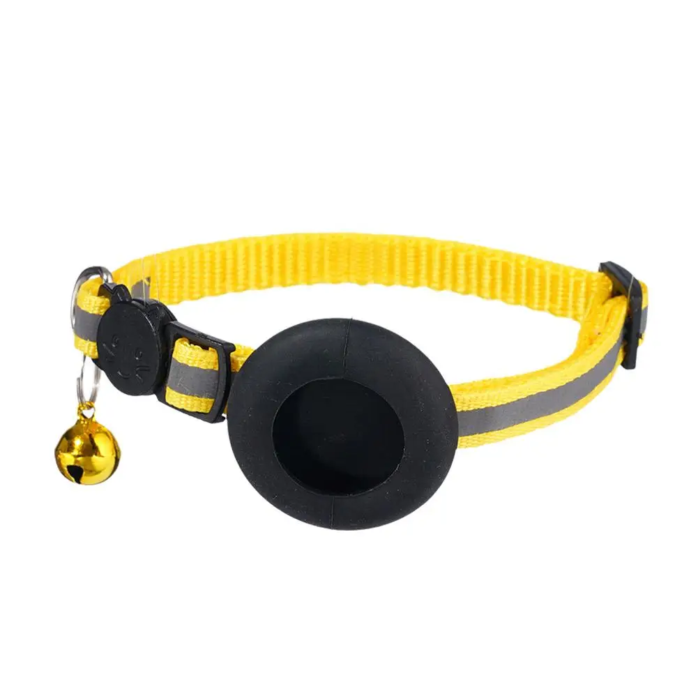 Pet GPS Intelligent Locator Anti Loss Tracker Collar Highly Reflective Nylon Strap With Silicone Safety Separation Cat Collar