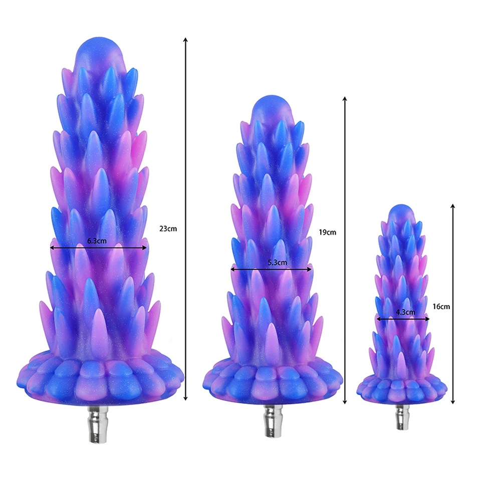 ROUGH BEAST Silicone Dildo Accessories for Vac-U-Lock Sex Machine Anal Plug Masturbator Sex Toys for Women and Men Attachments