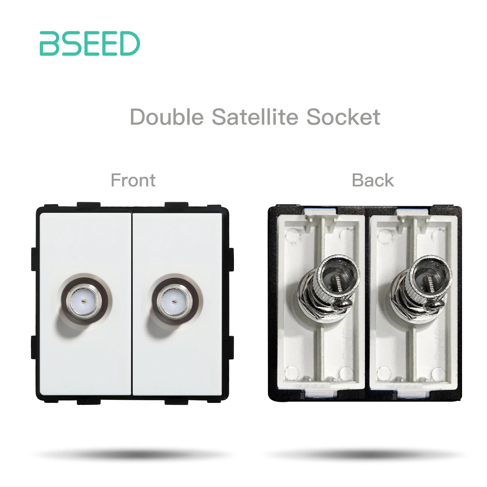 Bseed eu standard usb steckdose rj45 internet fernseher st funktions teile wand steckdose nur glasscheibe diy kombination