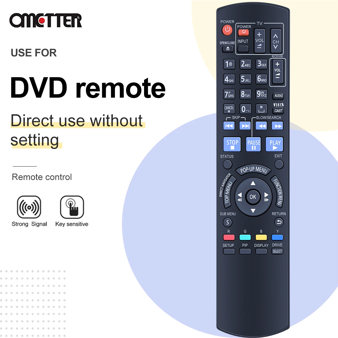 جديد N2QAYB000508 لباناسونيك التحكم عن بعد بلو راي دي في دي القرص لاعب EUR7658Y90 DMP-B500 BD30 BD35 BD45 BD50 BD60